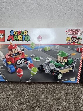 Lego Super Mario Red and Green Kart Duel Playset